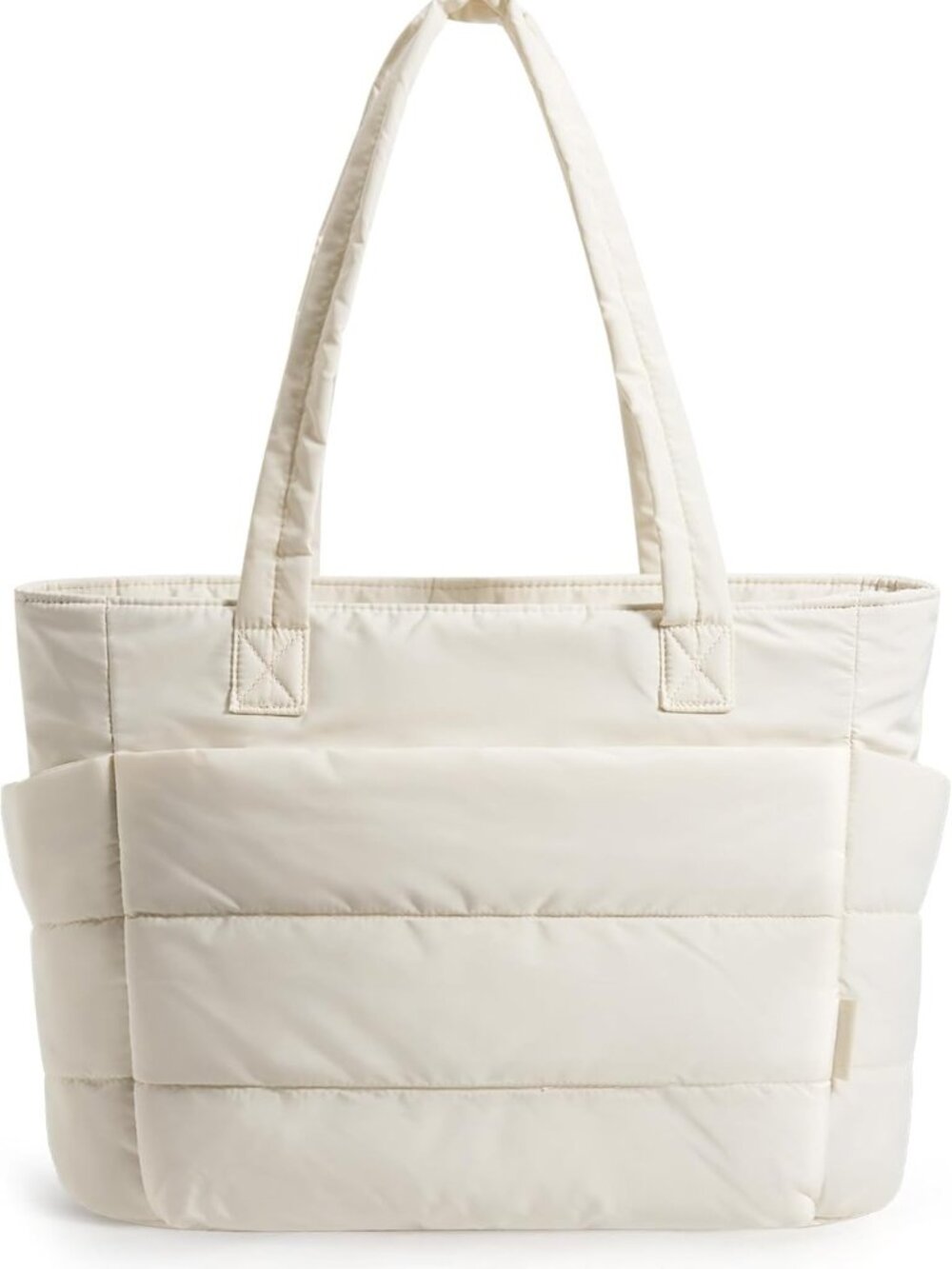 Lightweight Puffy Tote Bag for Women, Stylish Work Handbag, Versatile & Spacious